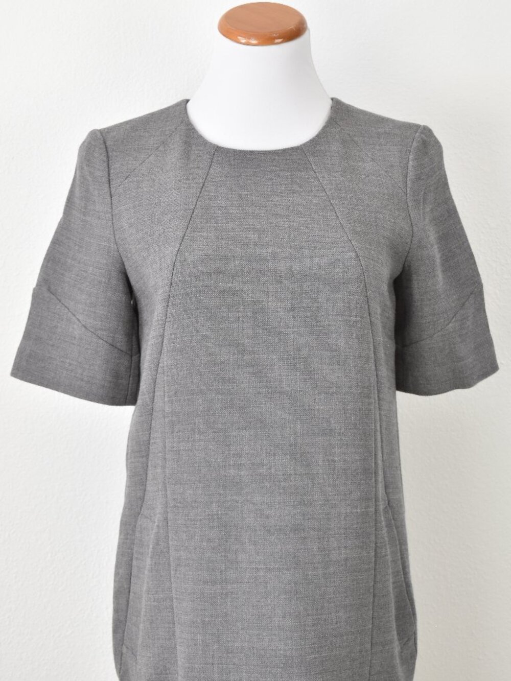 Brooks Brothers Seam Wool Sheath Dress - 4 - Picture 3 of 10